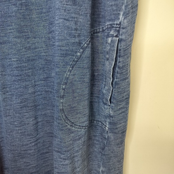 Jane & Delancey Dress Sleeveless Pockets Blue Cotton - Picture 3 of 6